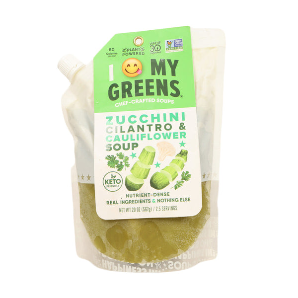IEATMYGREENS Zucchini, Cilantro & Cauliflower Soup  (567g)