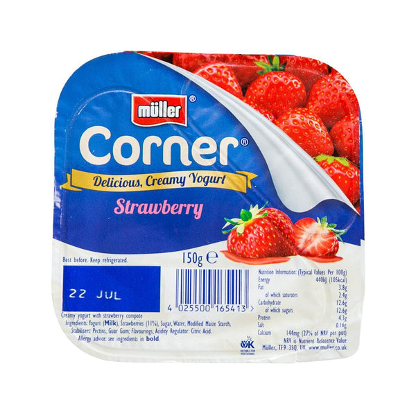 Muller Corner 草莓蜜餞配原味優格（150g）