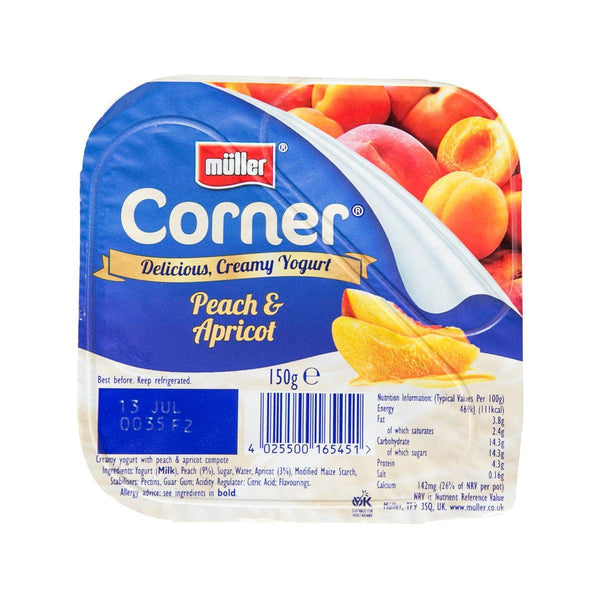 Muller Corner 桃杏蜜餞配原味酸奶(150g)
