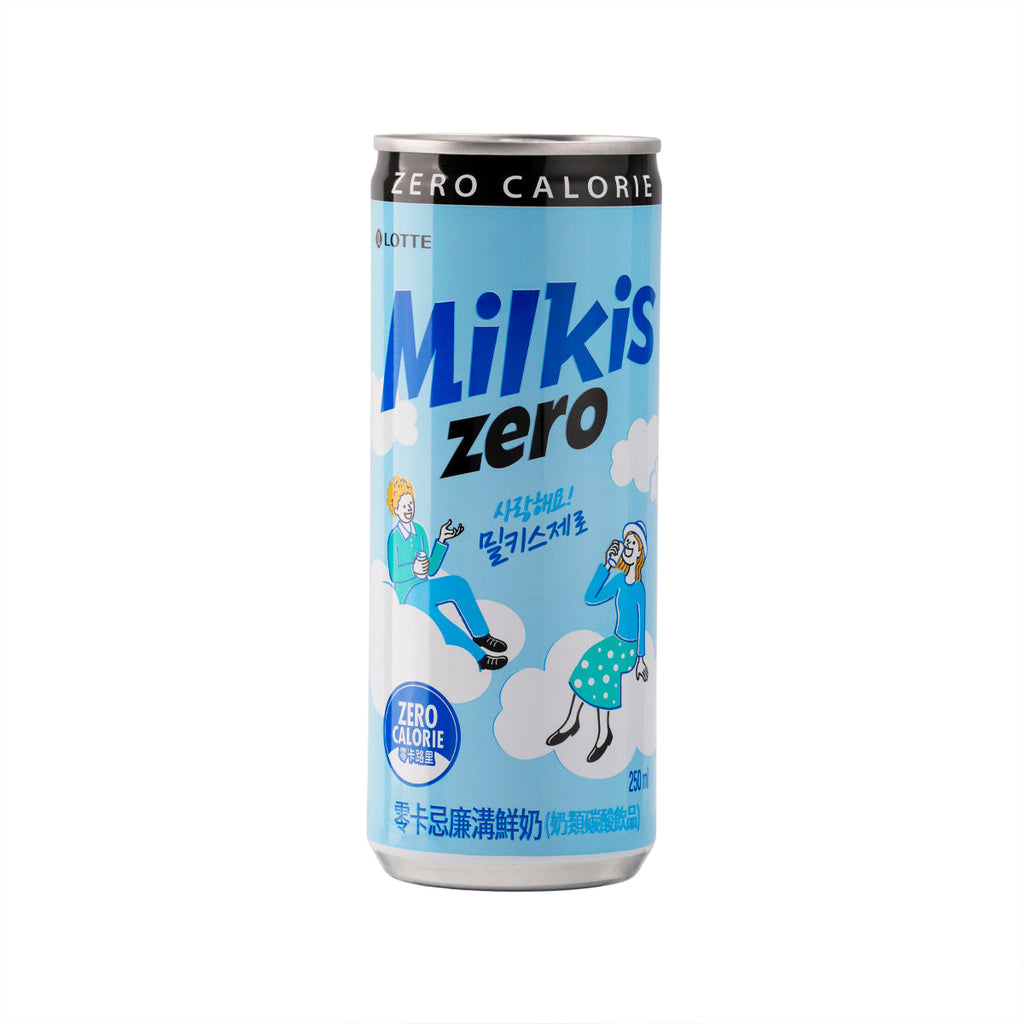 LOTTE Milkis - Zero (Milk Carbonated Soft Drink) [Can]  (250mL)