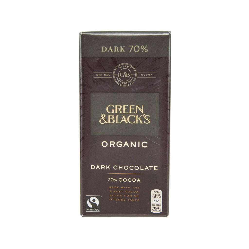 GREEN & BLACK'S 有機70%可可黑朱古力  (90g)