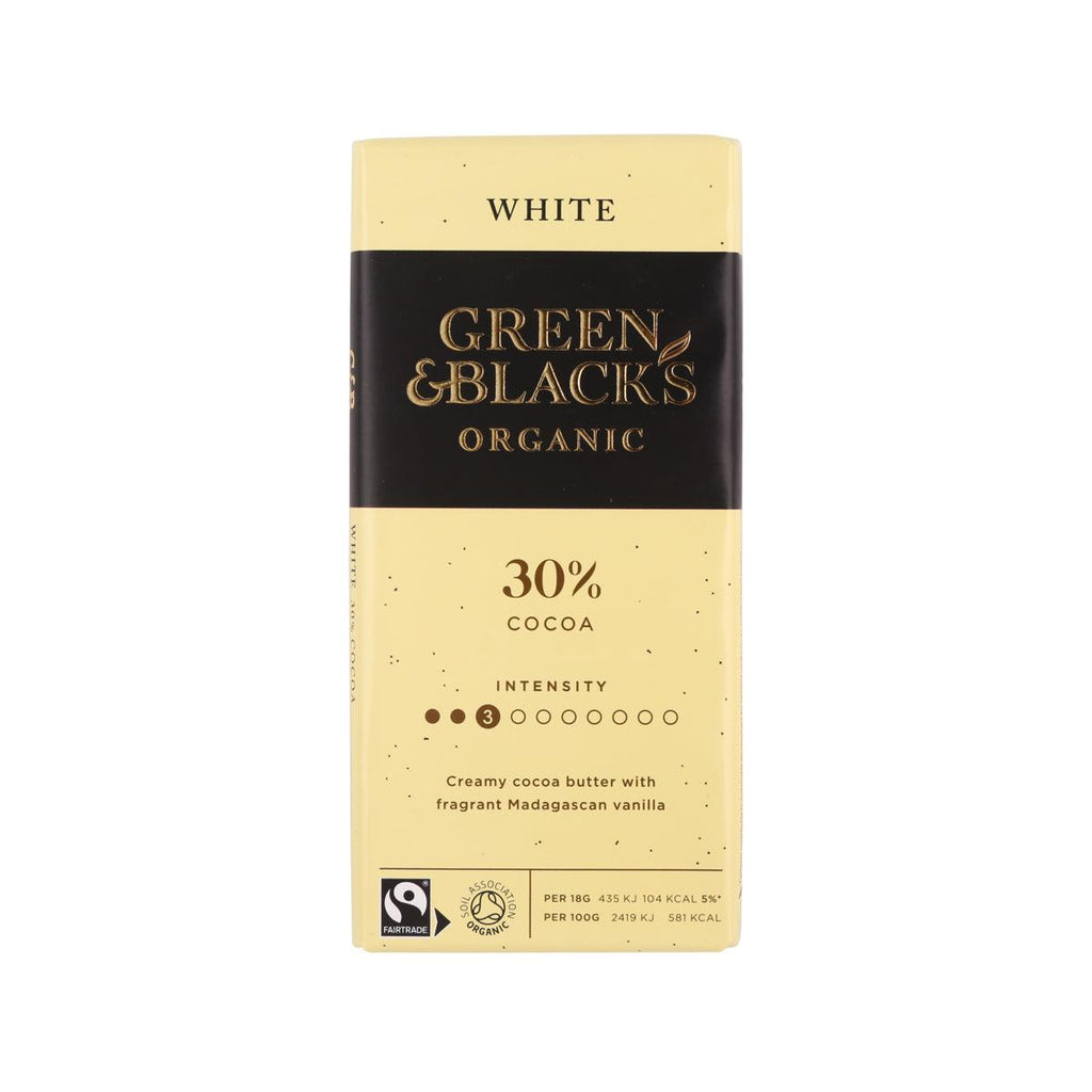 GREEN & BLACK'S Organic White Chocolate Bar  (90g)