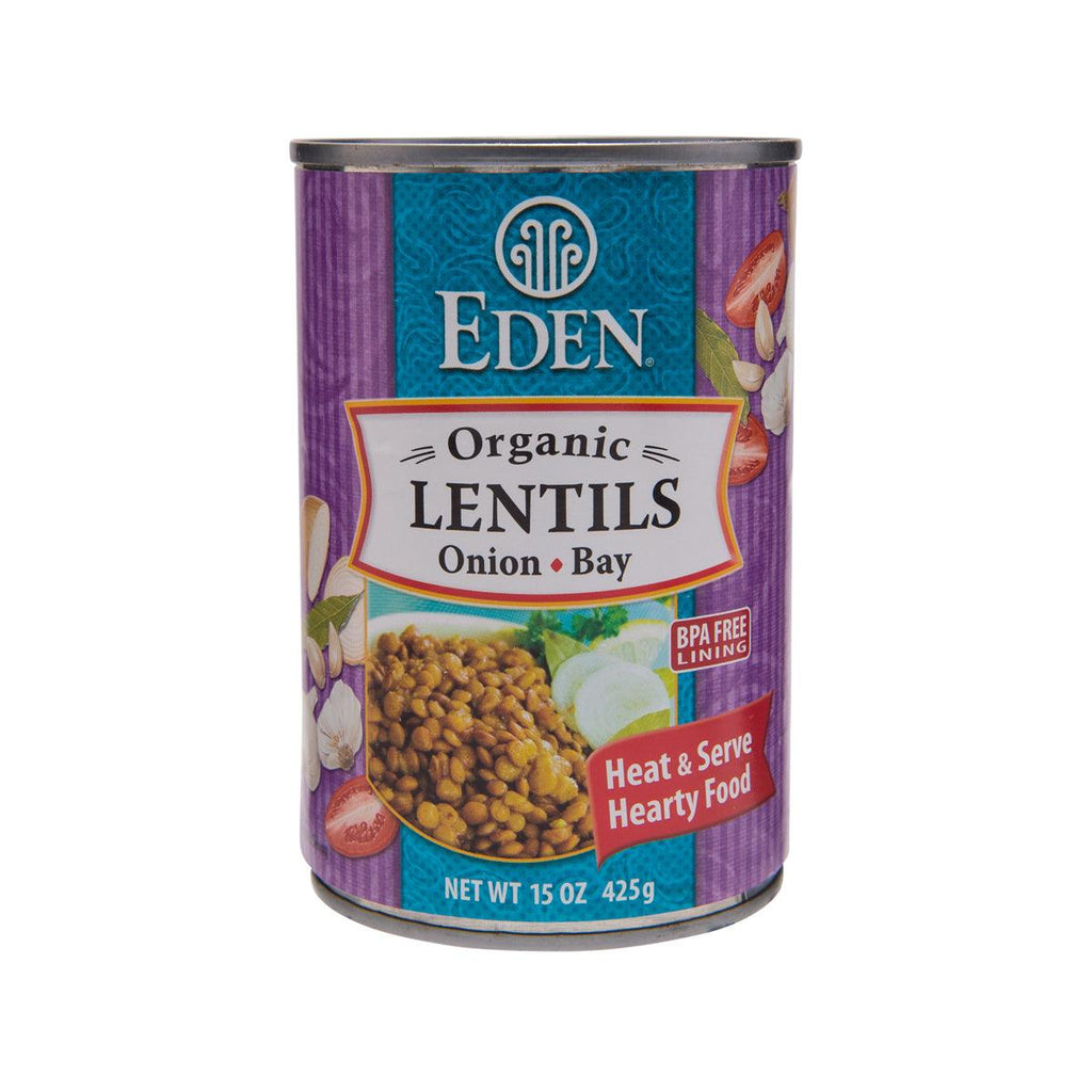 Eden 有機扁豆配洋蔥和月桂葉（425g）