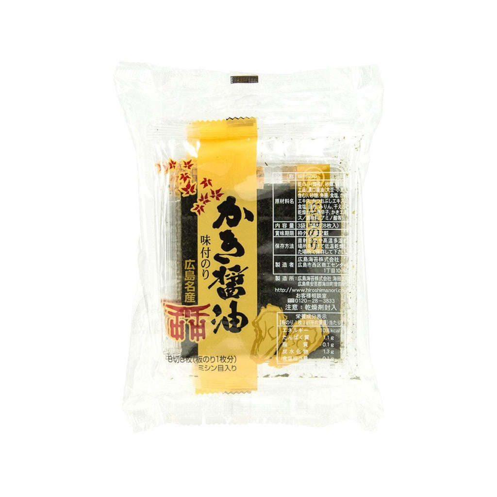 廣島海苔 蠔醬油味海苔  (3packs)