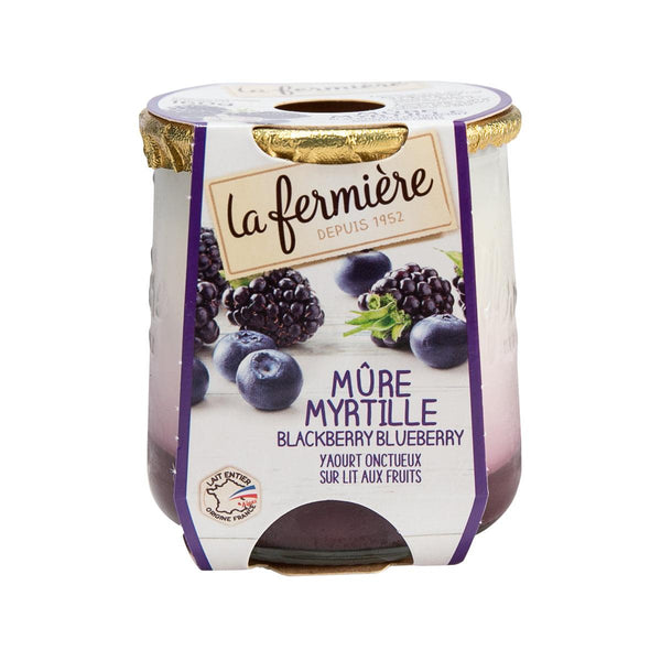 LA FERMIERE Creamy Lemon Yogurt - Blackberry & Blueberry  (160g)