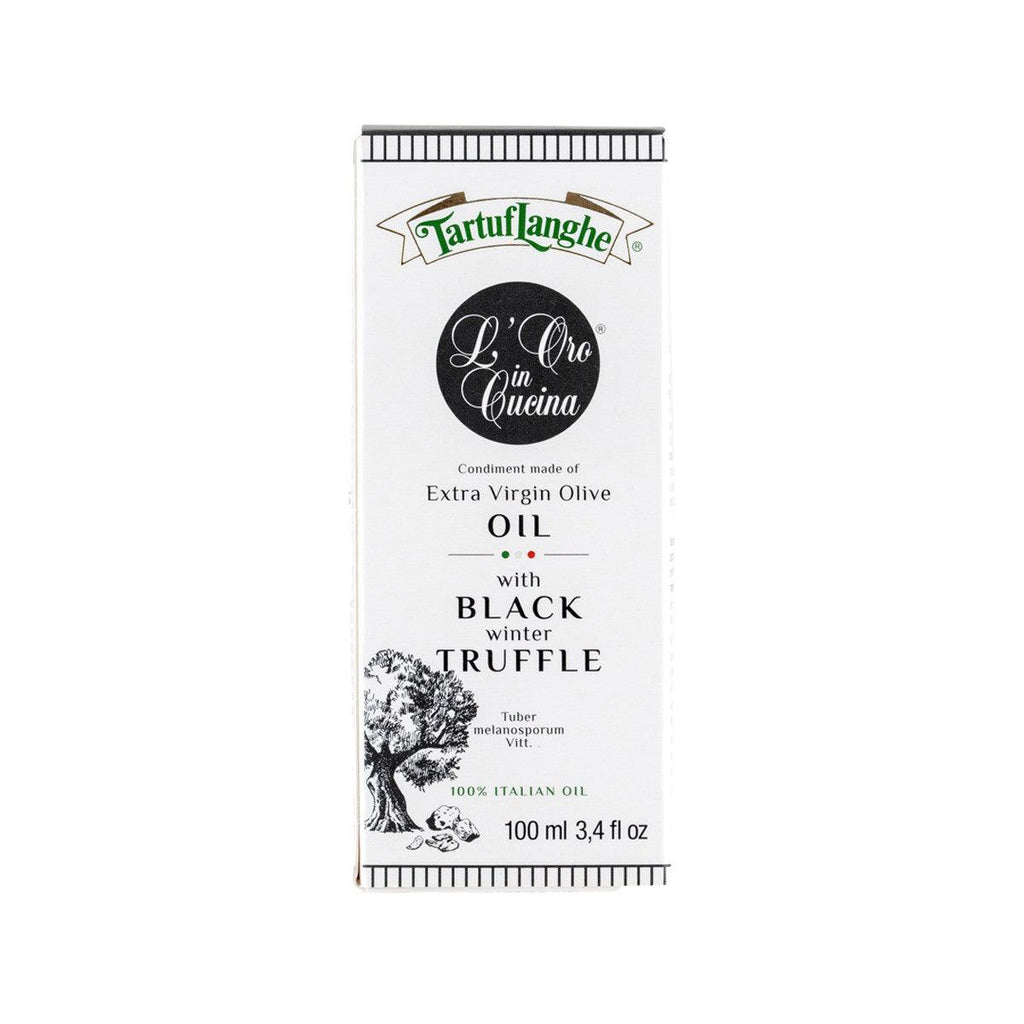 TARTUFLANGHE Extra Virgin Olive Oil Condiment with Black Truffle  (100mL) - city'super E-Shop