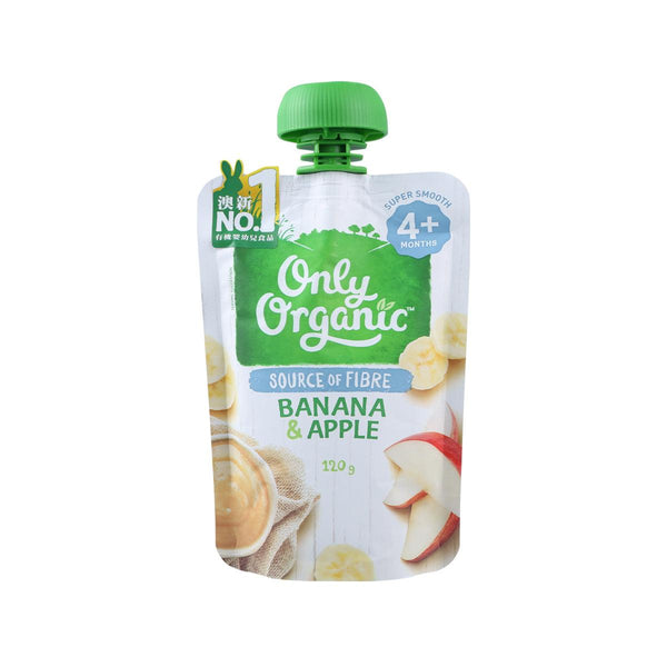 ONLY ORGANIC 有機香蕉蘋果蓉  (120g)