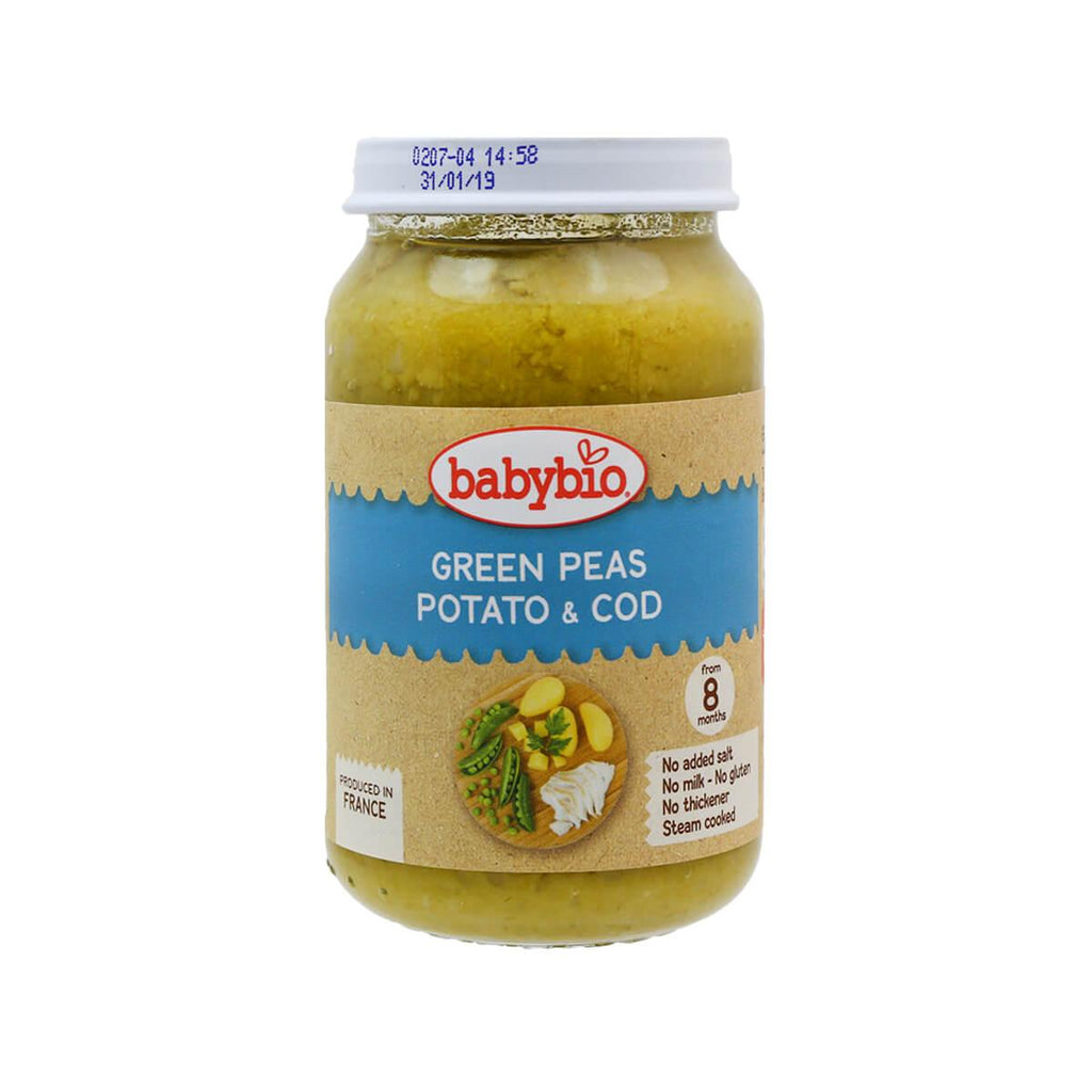 Babynat 蔬菜鱈魚泥 - 嬰兒食品（200 克）