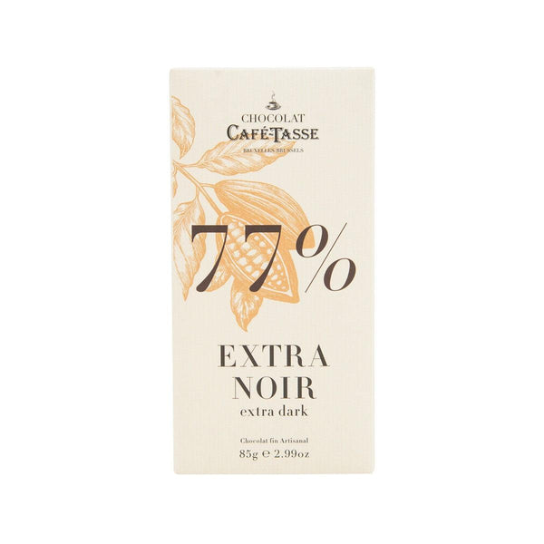 CAFETASSE 77% 可可特濃黑朱古力  (85g)