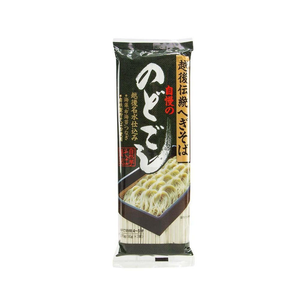 JINENJO SOBA Echigohegi Seaweed Soba Noodle  (210g)