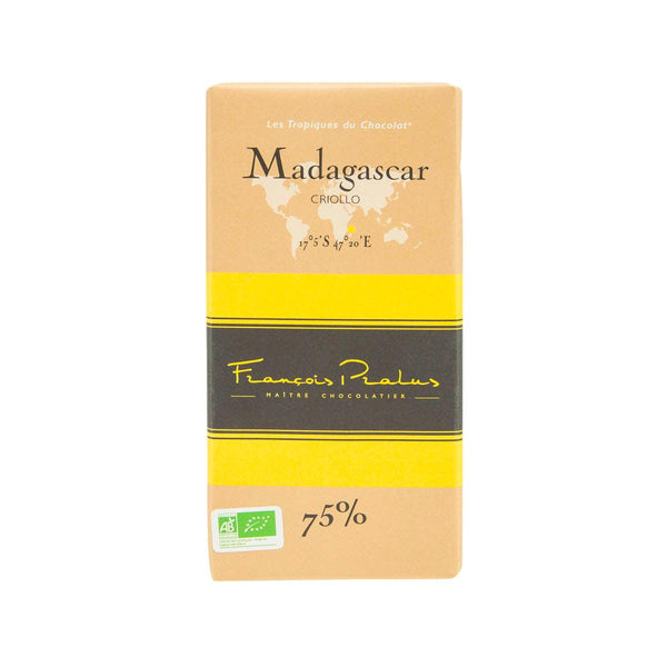 PRALUS 有機馬達加斯加75%朱古力  (100g)
