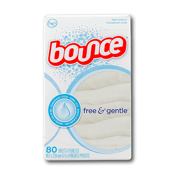 Bounce Free Sheets-柔順劑，無味 - 80 張