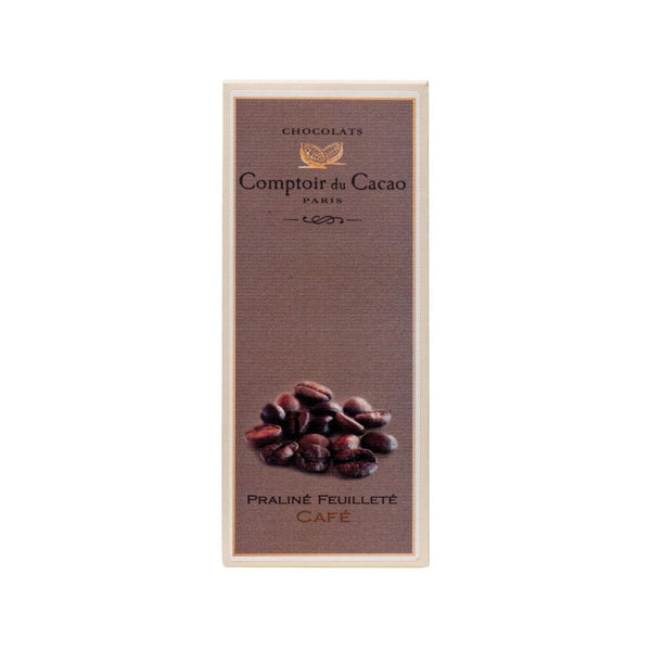 COMPTOIR DU CACAO 咖啡果仁黑朱古力  (80g)