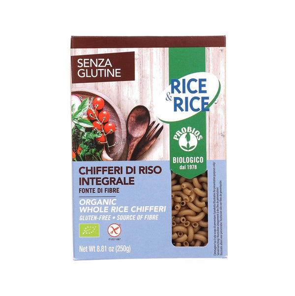 Probios Rice &amp; Rice 有機全米麵食 - Chifferi(250g)