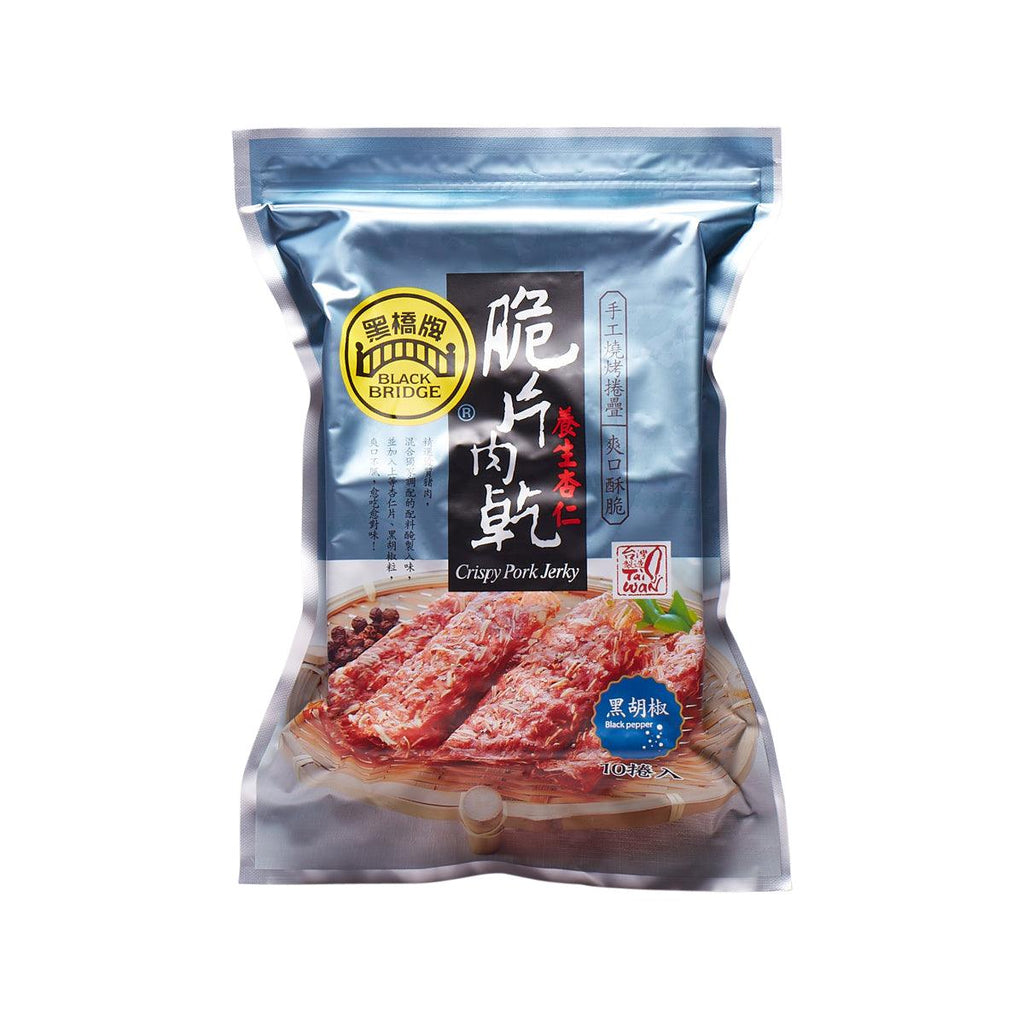 黑橋牌 黑胡椒杏仁脆片肉乾  (10pcs)