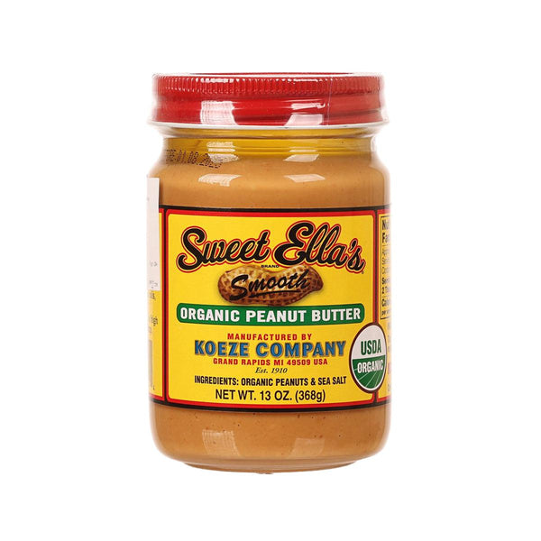 SWEET ELLA'S Organic Peanut Butter  (368g)