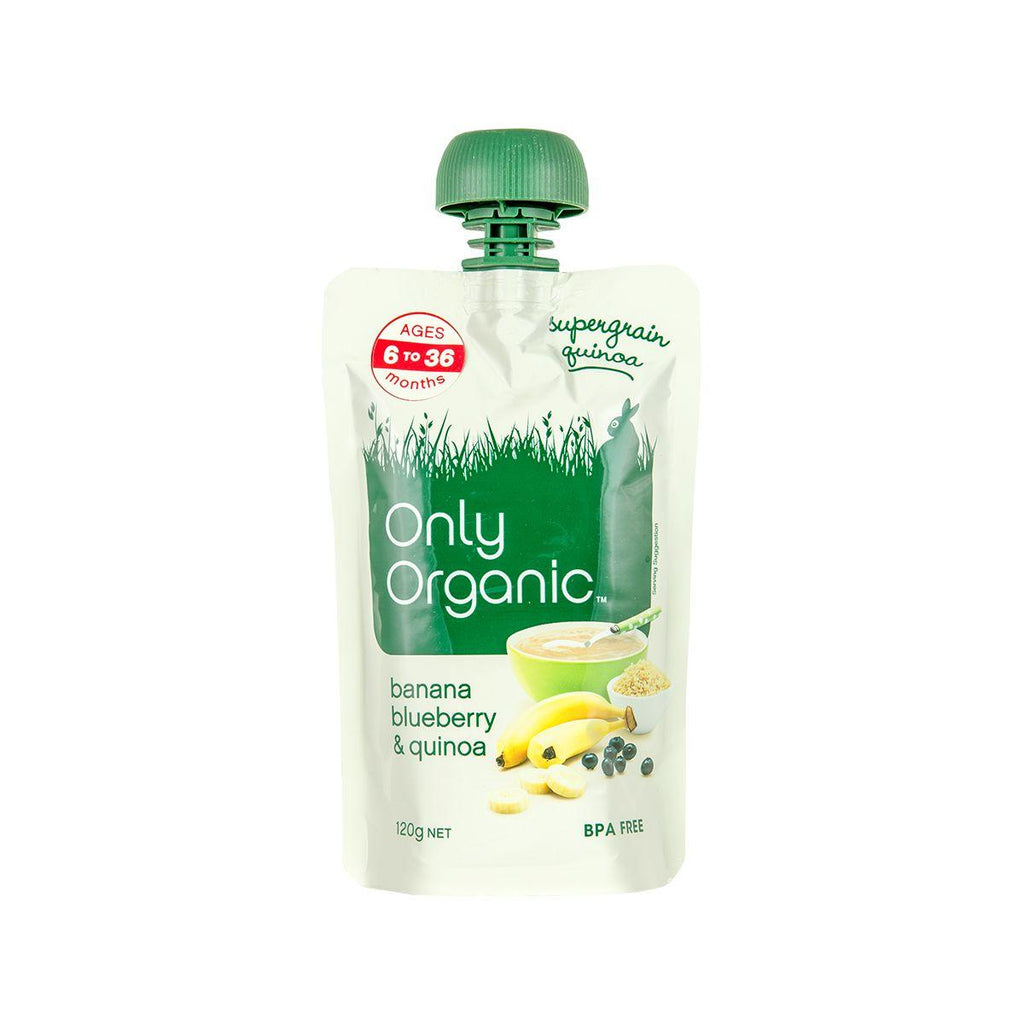 Only 有機香蕉、藍莓和藜麥 [6-36 個月](120g)