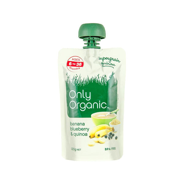 ONLY ORGANIC 有機香蕉藍莓藜麥  (120g)