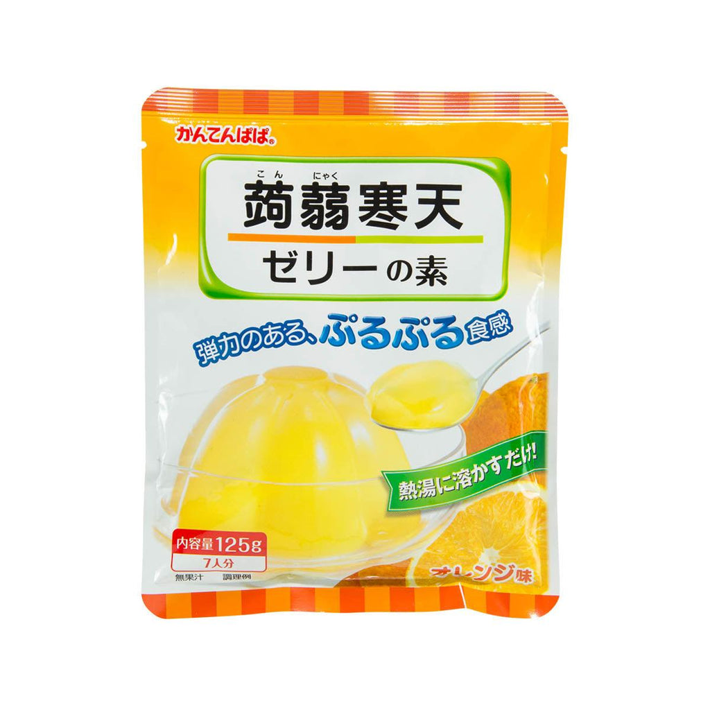伊那食品 寒天爸爸 蒟蒻寒天啫喱粉 - 香橙味  (125g)