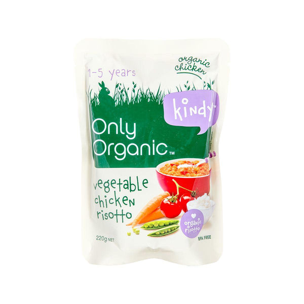 ONLY ORGANIC 有機蔬菜雞肉意大利燴飯  (220g)