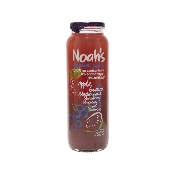 NOAH'S Juice Smoothie - Apple, Guava, Blackcurrant, Strawberry, Blueberry [Bottle]  (260mL)