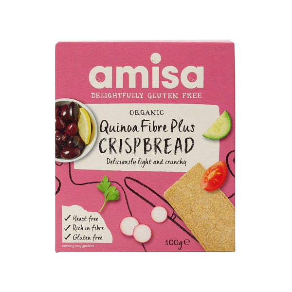 AMISA 有機無麩質藜麥纖維脆餅  (100g)