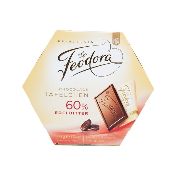 FEODORA 60%迷你黑朱古力片  (210g)