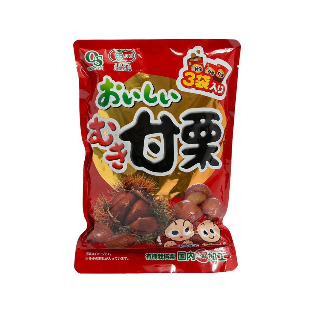 岡三食品 有機去皮栗子  (3 x 50g)