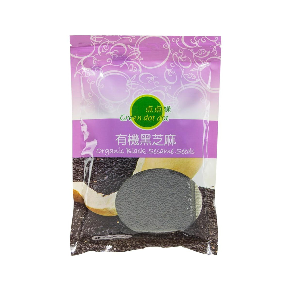 GREEN DOT DOT Organic Black Sesame Seeds  (250g)