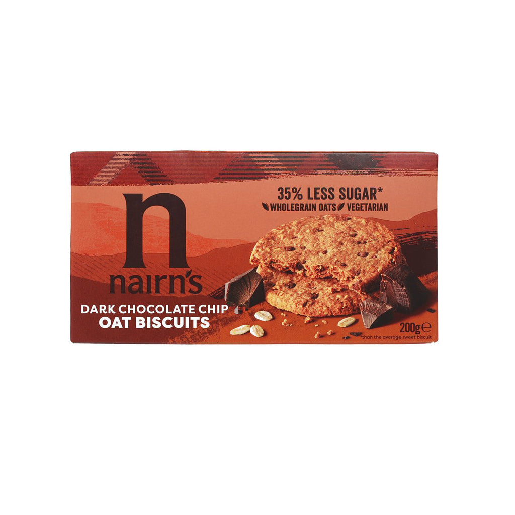 NAIRN'S Dark Chocolate Chip Oat Biscuits  (200g)