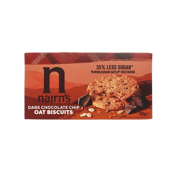 NAIRN'S Dark Chocolate Chip Oat Biscuits  (200g)