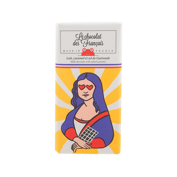 LE CHOCOLAT DES FRANCAIS 蒙娜麗莎 - 有機鹽味焦糖牛奶朱古力  (70g)