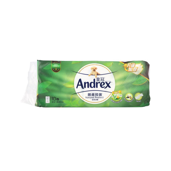 ANDREX Natural Protect Scented 3Ply Bathroom Tissue  (10packs)