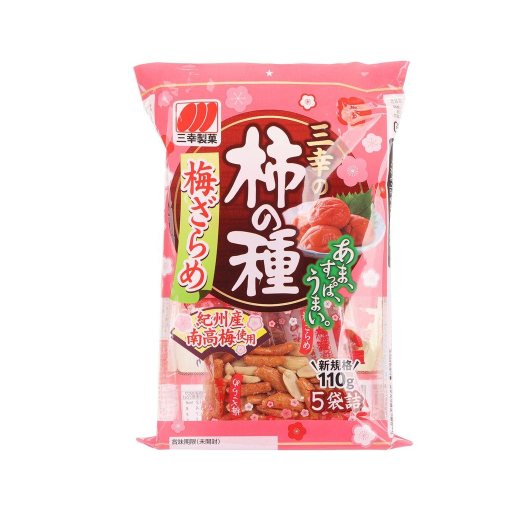 SANKO Kakinotane Rice Cracker & Peanut Snack - Plum & Sugar  (118g)