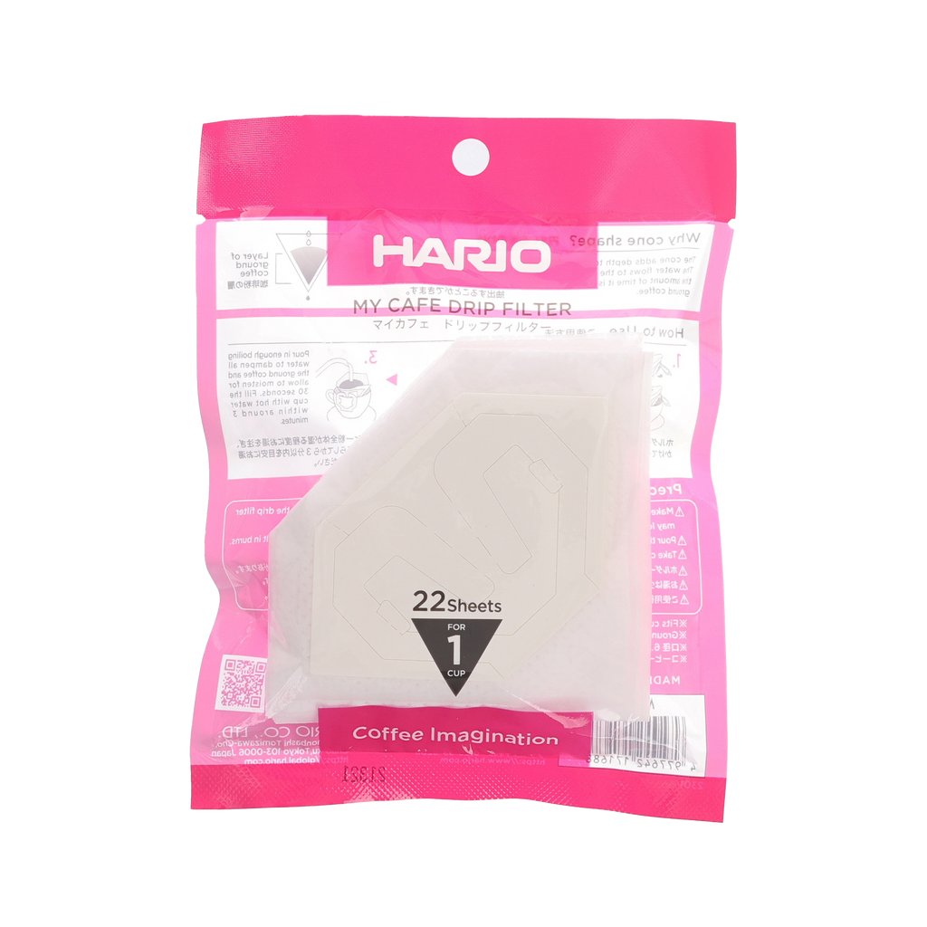HARIO My Cafe Drip Filter for 1 Cup  (22pcs)