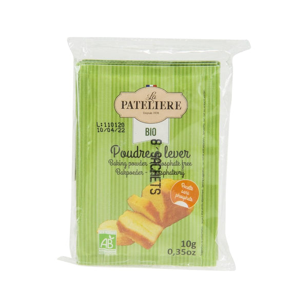 LA PATELIERE Organic Baking Powder  (8 x 10g)