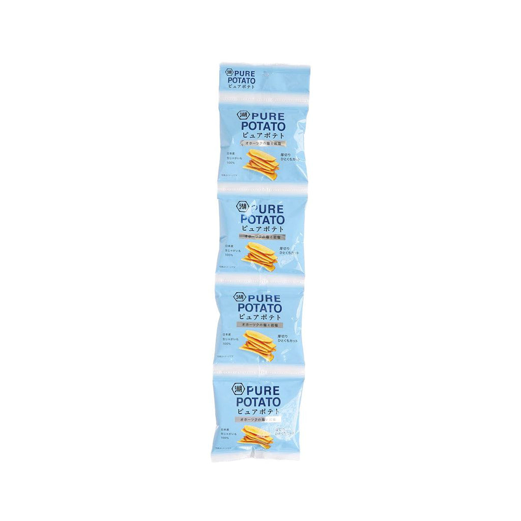 KOIKEYA Pure Potato Chips - Okhotsk Salt and Rock Salt  (4 x 13g)
