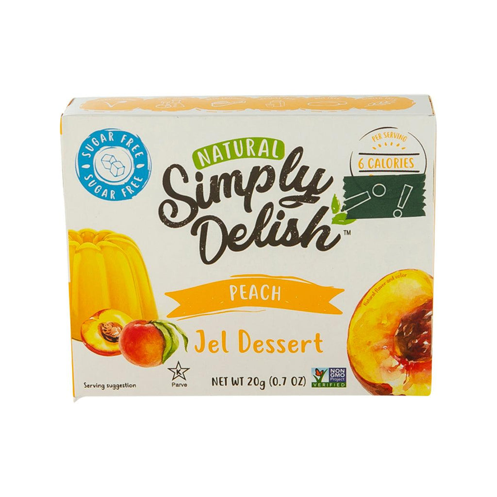 SIMPLYDELISH 天然蜜桃味果凍甜品  (20g)