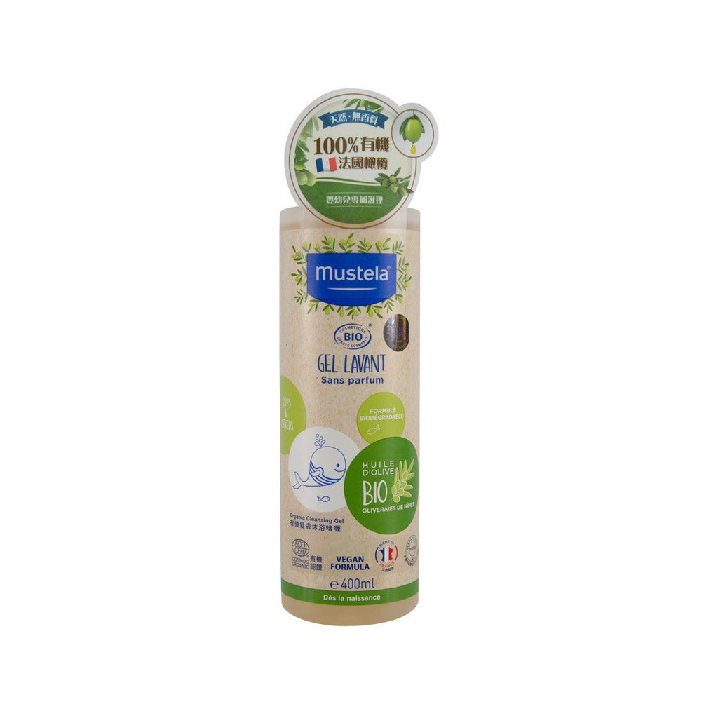 MUSTELA 有機無香料髮膚沐浴啫喱  (400mL)