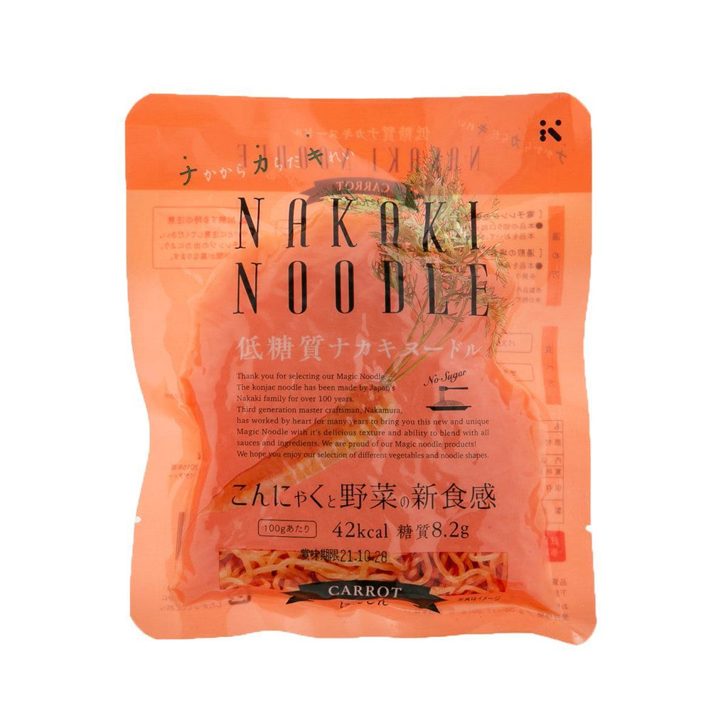 NAKAKIFOODS 低碳蒟蒻蔬菜麵 - 紅蘿蔔  (180g)