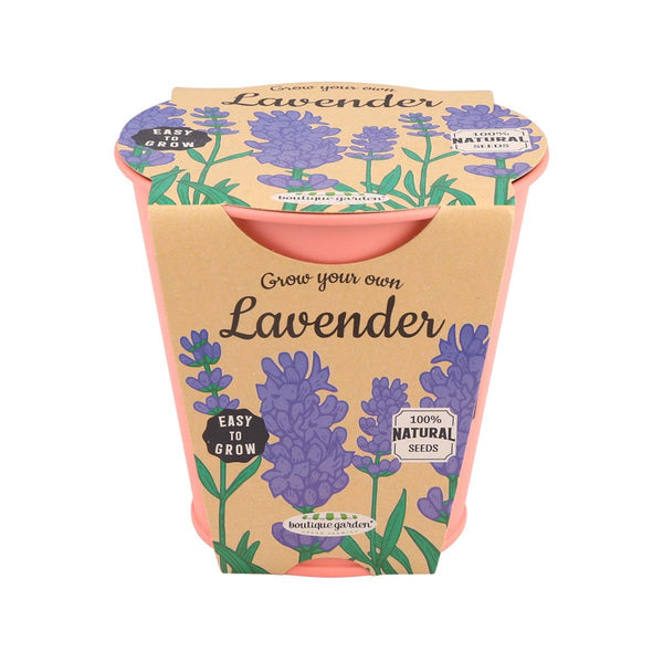 Blackboard Zinc Pot - Lavender