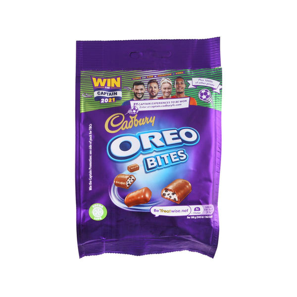 CADBURY Dairy Milk Oreo Bites - Milk Chocolate with Vanilla Flavour Filling and Biscuit Pieces [Bag]  (100g)