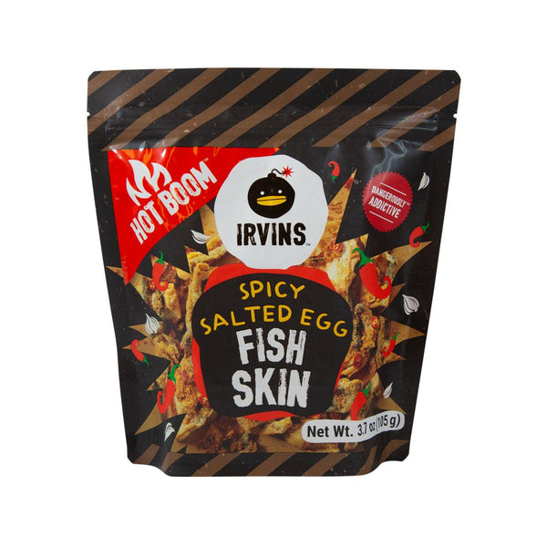 IRVINS Hot Boom Salted Egg Fish Skin  (80g)