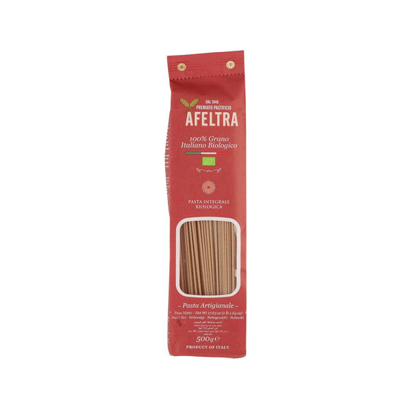 AFELTRA Organic Whole Wheat Spaghetti, 500g – Italian Gourmet