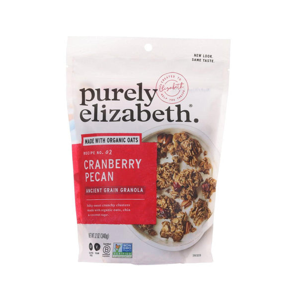 Purely Elizabeth Cranberry Pecan Granola, 340g – Gluten-Free