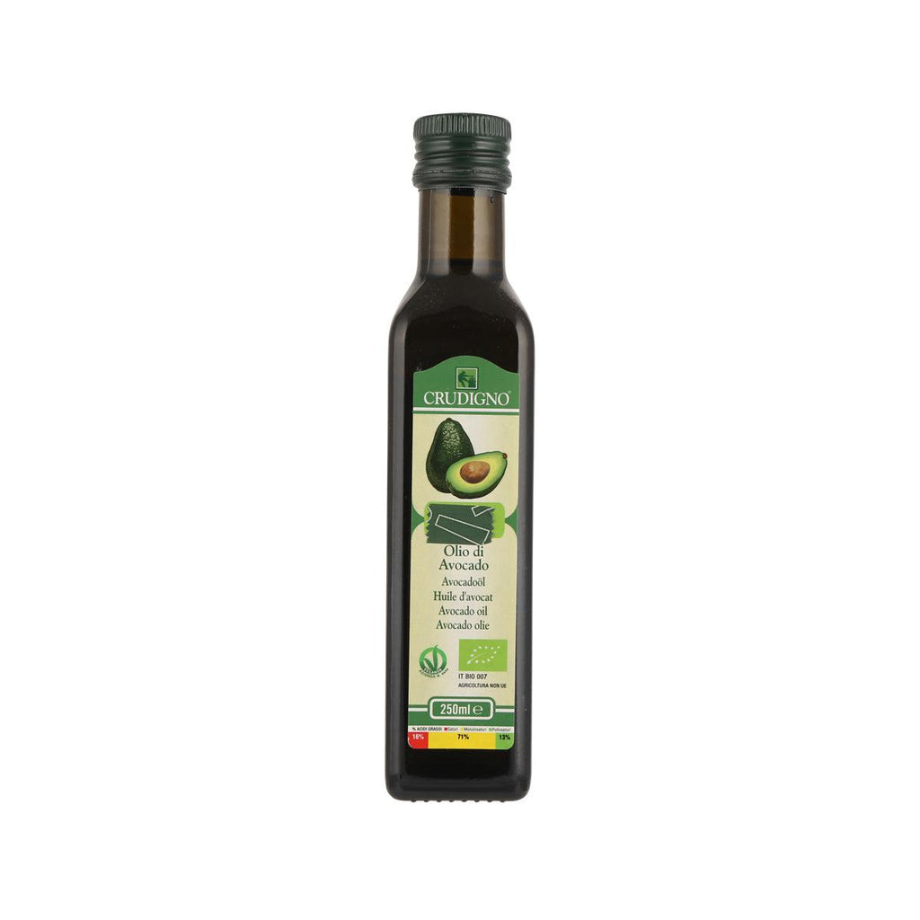 CRUDIGNO Organic Avocado Oil, 250mL – Cold Pressed