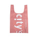 CITYSUPER Small Environmental Pocketable Bag-CS Logo-Coral