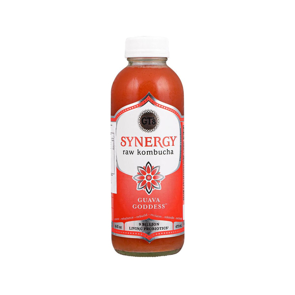 GT'S Organic Raw Kombucha Drink - Guava Goddess  (473mL)