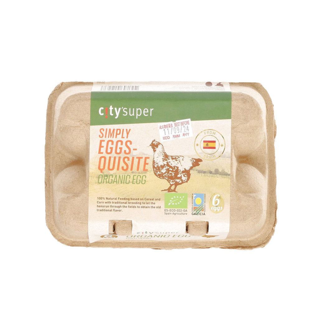 CITYSUPER 西班牙有機雞蛋  (6pcs)