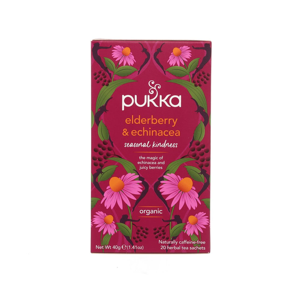 PUKKA Organic Elderberry & Echinacea Fruit Tea Sachet  (20pcs)